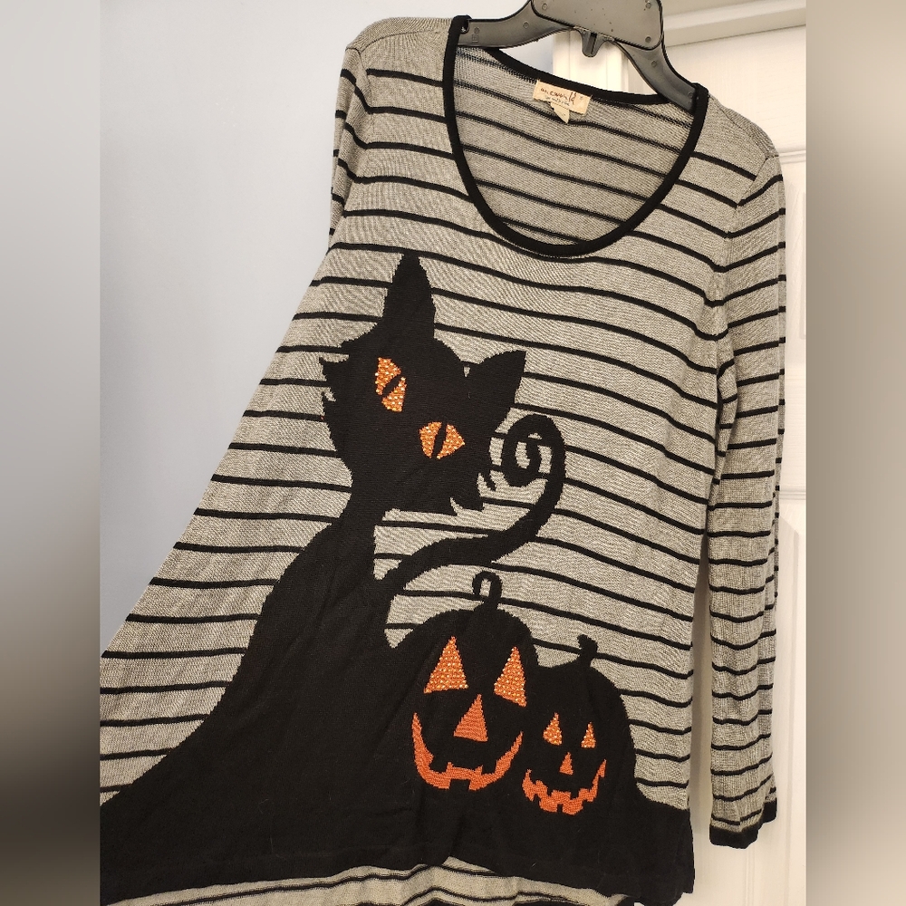 Halloween high low tunic